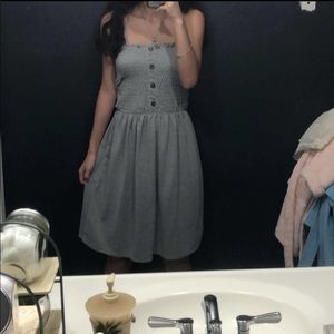 ✨Gray button dress